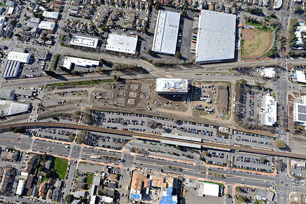 SLTC Phase 1 overhead aerial view of site