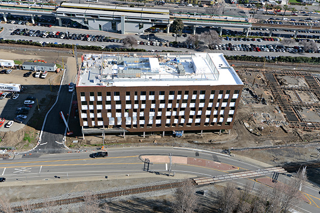 SLTC Phase 1 aerial view from the west